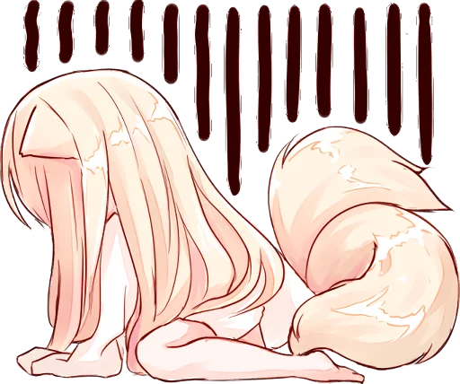 😰 Стикер «NEKOMIMI MiA» для Telegram