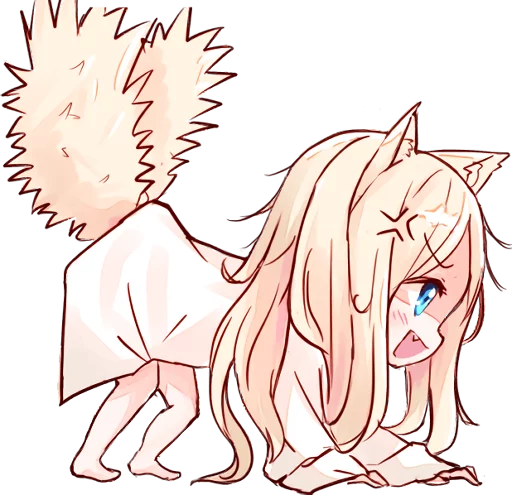 😠 Стикер «NEKOMIMI MiA» для Telegram