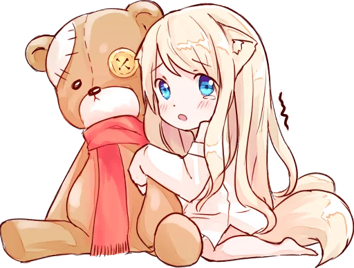 😰 Стикер «NEKOMIMI MiA» для Telegram