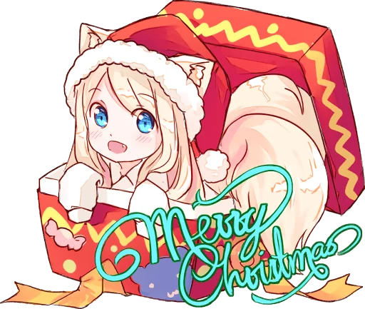 😊 Стикер «NEKOMIMI MiA» для Telegram