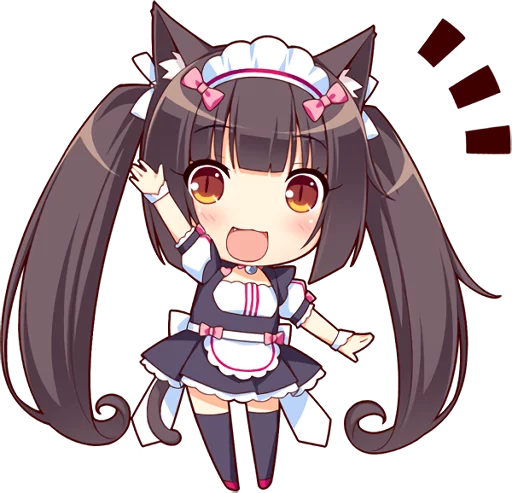 Стикерпак NEKOMIMI PARADISE для Telegram