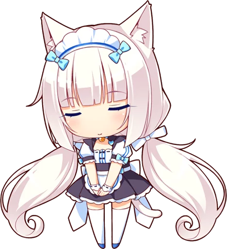 😌 Стикер «NEKOMIMI PARADISE» для Telegram
