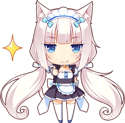 👍 Стикер «NEKOMIMI PARADISE» для Telegram
