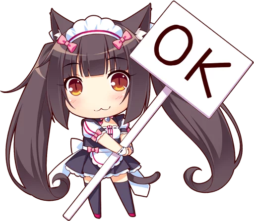⭕ Стикер «NEKOMIMI PARADISE» для Telegram