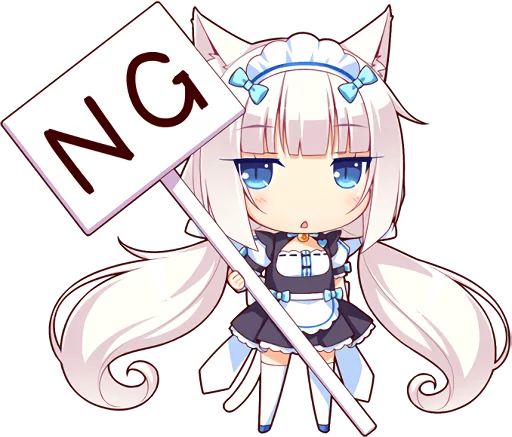 ✋ Стикер «NEKOMIMI PARADISE» для Telegram