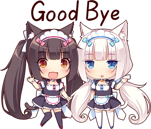 👋 Стикер «NEKOMIMI PARADISE» для Telegram