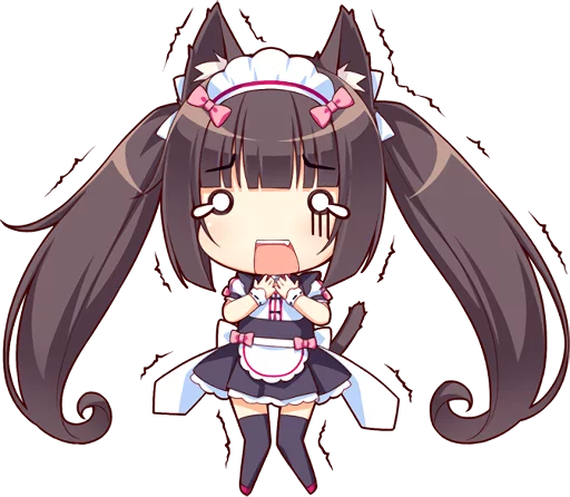 😱 Стикер «NEKOMIMI PARADISE» для Telegram