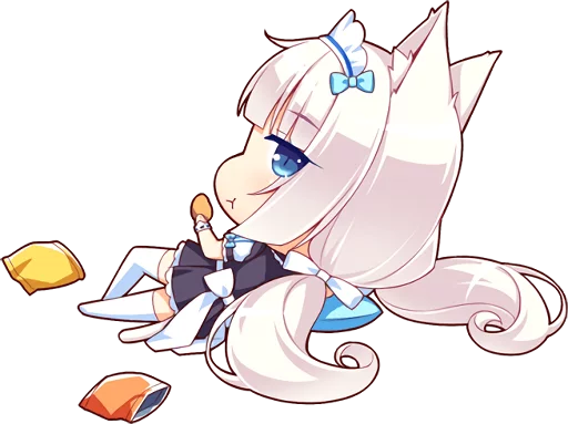 😒 Стикер «NEKOMIMI PARADISE» для Telegram