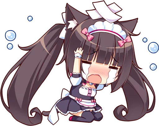 🤕 Стикер «NEKOMIMI PARADISE» для Telegram