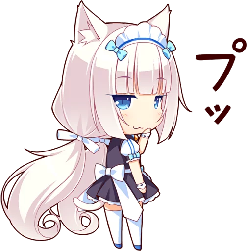 😸 Стикер «NEKOMIMI PARADISE» для Telegram