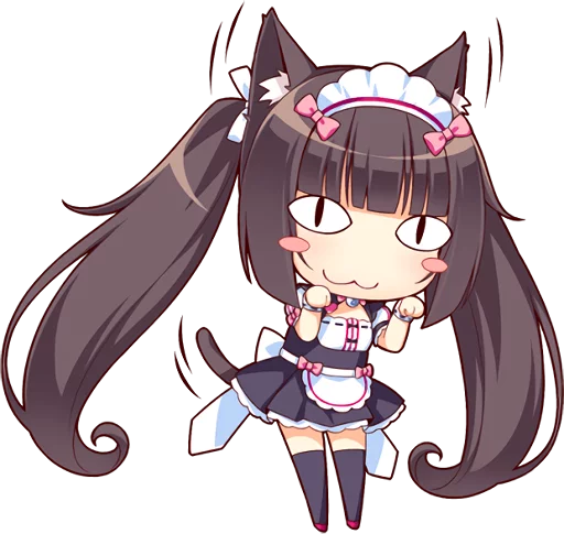 🐱 Стикер «NEKOMIMI PARADISE» для Telegram