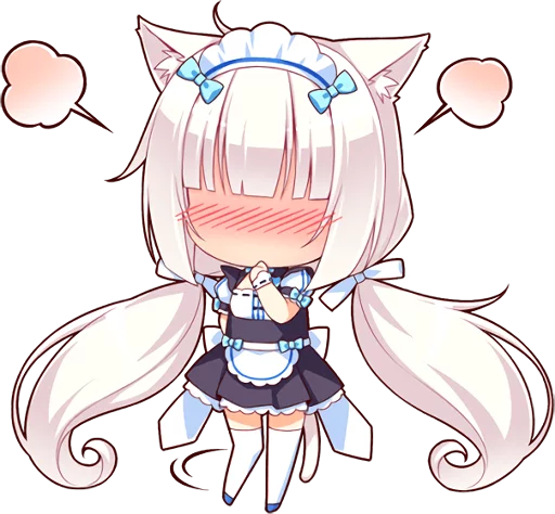 😳 Стикер «NEKOMIMI PARADISE» для Telegram