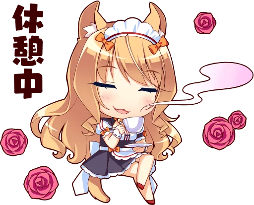 😌 Стикер «NEKOMIMI PARADISE» для Telegram