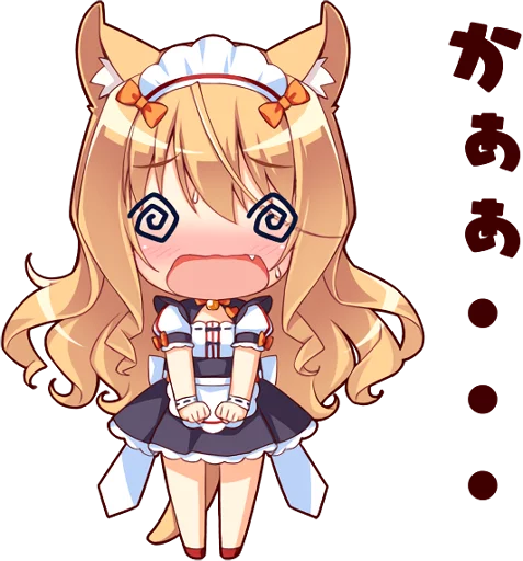 😳 Стикер «NEKOMIMI PARADISE» для Telegram