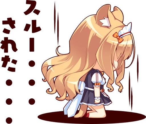 😥 Стикер «NEKOMIMI PARADISE» для Telegram