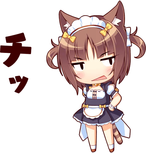 😒 Стикер «NEKOMIMI PARADISE» для Telegram
