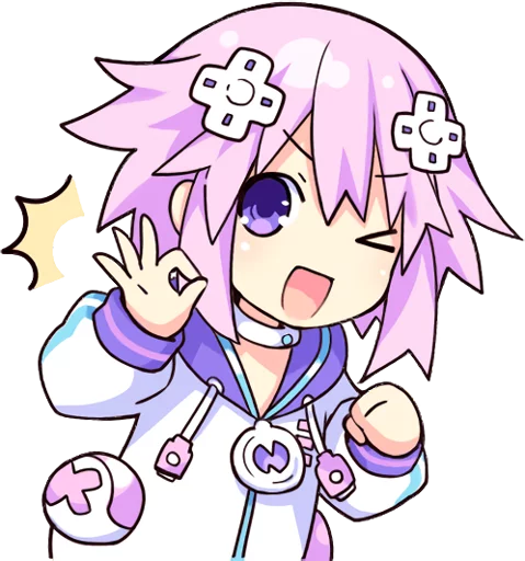 👌 Стикер «Nep-Nep Stickers "Neptune"» для Telegram