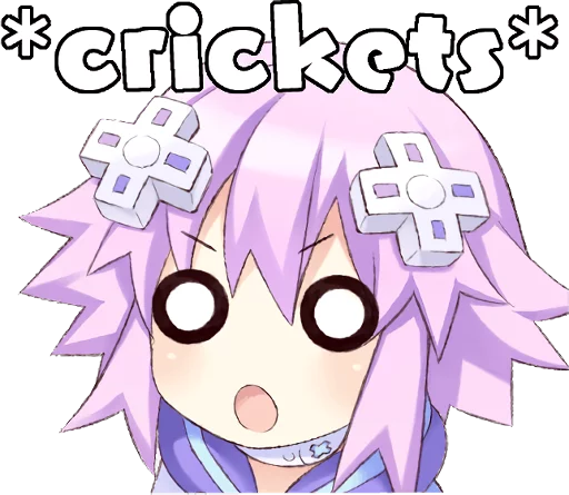 😲 Стикер «Nep-Nep Stickers "Neptune"» для Telegram