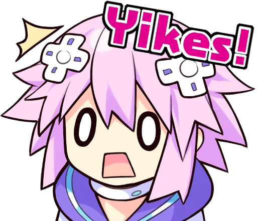 😧 Стикер «Nep-Nep Stickers "Neptune"» для Telegram