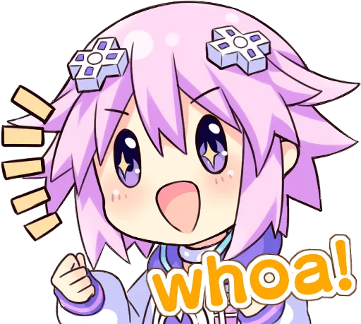🤩 Стикер «Nep-Nep Stickers "Neptune"» для Telegram