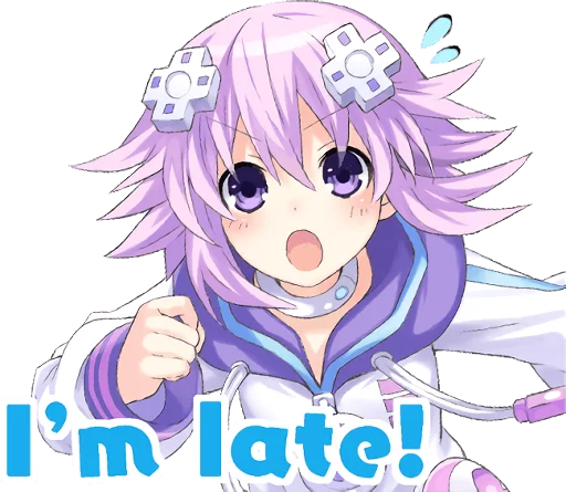😓 Стикер «Nep-Nep Stickers "Neptune"» для Telegram