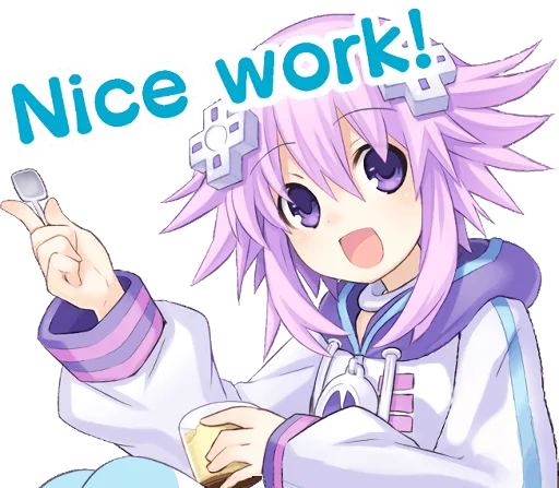 👍 Стикер «Nep-Nep Stickers "Neptune"» для Telegram