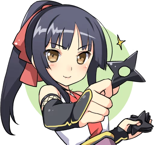 Стикерпак Ninja Girlfriend для Telegram
