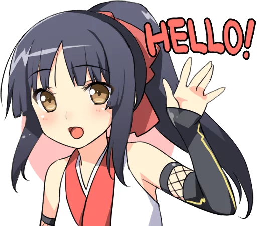 👋 Стикер «Ninja Girlfriend» для Telegram