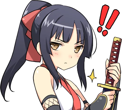 ‼️ Стикер «Ninja Girlfriend» для Telegram