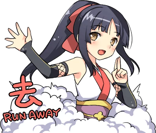 👋 Стикер «Ninja Girlfriend» для Telegram