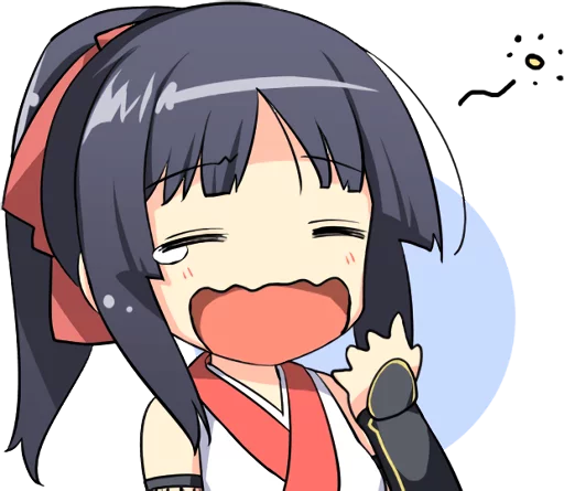 😴 Стикер «Ninja Girlfriend» для Telegram