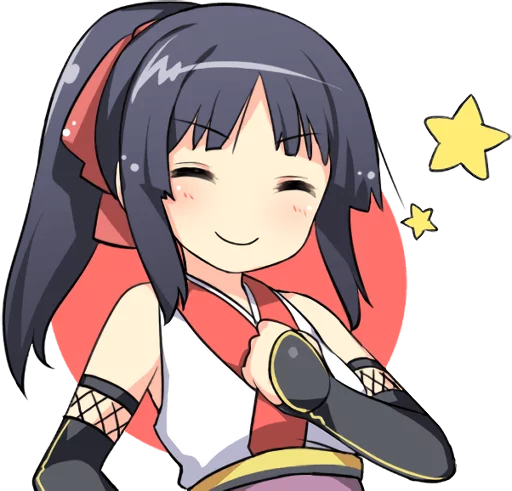 ☺️ Стикер «Ninja Girlfriend» для Telegram