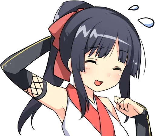 😅 Стикер «Ninja Girlfriend» для Telegram