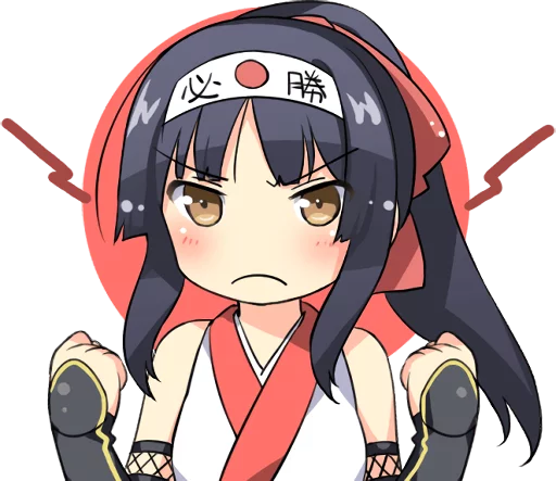 😤 Стикер «Ninja Girlfriend» для Telegram