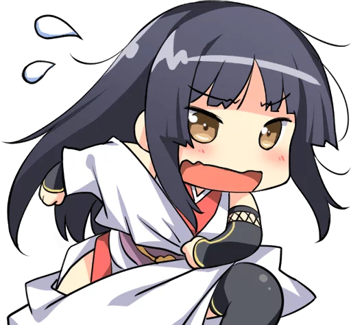 😱 Стикер «Ninja Girlfriend» для Telegram