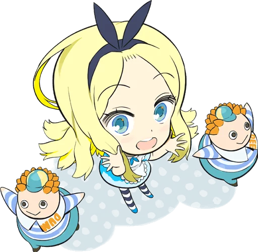 🙌 Стикер «Official Sticker of okama&;s Alice Series» для Telegram