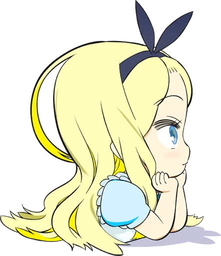 😐 Стикер «Official Sticker of okama&;s Alice Series» для Telegram