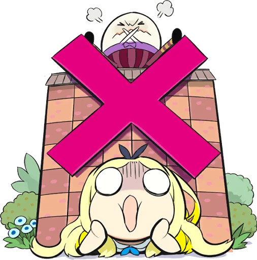 😨 Стикер «Official Sticker of okama&;s Alice Series» для Telegram