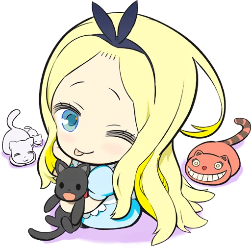 😋 Стикер «Official Sticker of okama&;s Alice Series» для Telegram