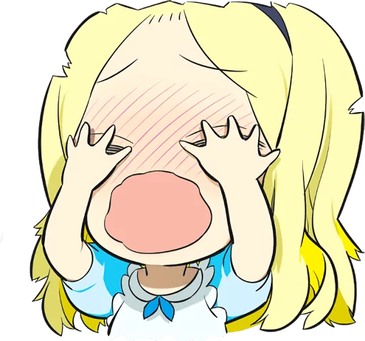 😱 Стикер «Official Sticker of okama&;s Alice Series» для Telegram