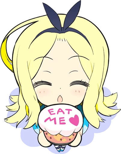 😘 Стикер «Official Sticker of okama&;s Alice Series» для Telegram
