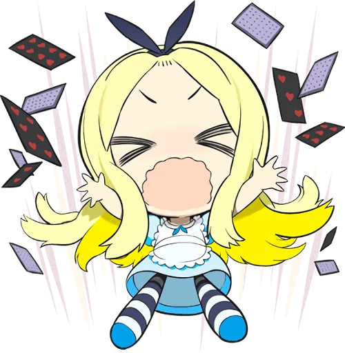 😫 Стикер «Official Sticker of okama&;s Alice Series» для Telegram