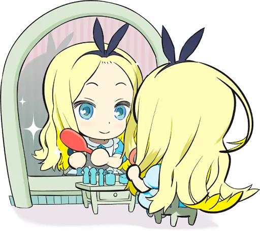 😌 Стикер «Official Sticker of okama&;s Alice Series» для Telegram