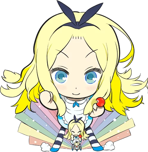 👻 Стикер «Official Sticker of okama&;s Alice Series» для Telegram
