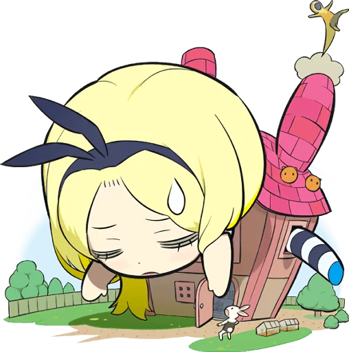 😓 Стикер «Official Sticker of okama&;s Alice Series» для Telegram