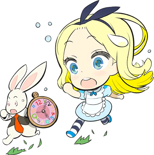 🏃 Стикер «Official Sticker of okama&;s Alice Series» для Telegram