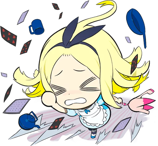 😣 Стикер «Official Sticker of okama&;s Alice Series» для Telegram