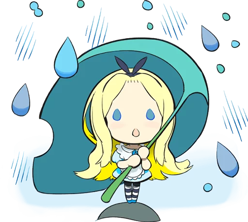 ☔ Стикер «Official Sticker of okama&;s Alice Series» для Telegram
