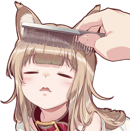☺️ Стикер «Kinako (Osakana Neko)» для Telegram