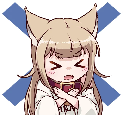 ❌ Стикер «Kinako (Osakana Neko)» для Telegram